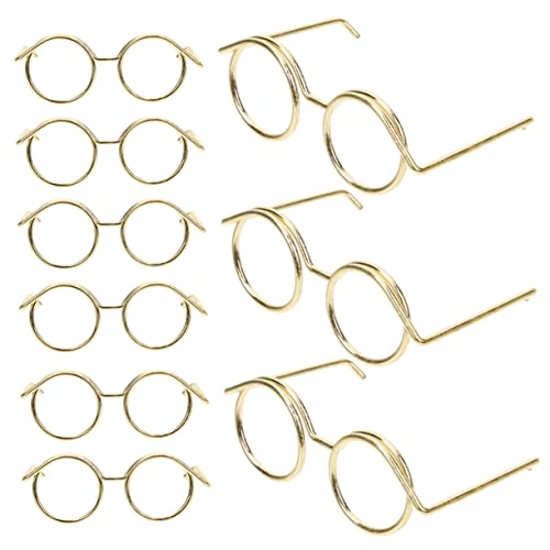 Hohopeti 20 Stück Mini Brillenrahmen Sonnenbrillen Für Puppen Mini Brillen Für Puppen Anziehsachen Mini Puppen Brillen Miniatur Dinge Brillen Für Puppen Brillenrahmen Für Puppen von Hohopeti