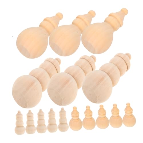 Hohopeti 20 Stück Teiliges Blanko Holz Schneemann Figuren Naturbelassene Mini Holzpuppen zum Bemalen DIY Weihnachtsdekoration Fördert Kreativität und Feinmotorik Hohopeti 20 Stück Teiliges Blanko Holz Schneemann Figuren Naturbelassene Mini Holzpuppen zum Bemalen DIY Weihnachtsdekoration Fördert Kreativität und Feinmotorik von Hohopeti