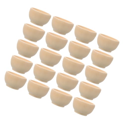 Hohopeti 20 Stück Teiliges DIY Holzdekor Kleinen Naturbelassenen Holzschalen für Bemalen für Bastelprojekte Wohnkultur und Festliche Dekorationen Hohopeti 20 Stück Teiliges DIY Holzdekor Kleinen Naturbelassenen Holzschalen für Bemalen für Bastelprojekte Wohnkultur und Festliche Dekorationen von Hohopeti