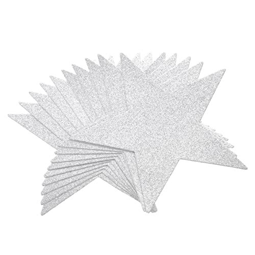 Hohopeti 20 Stück Teiliges DIY Papier Silber Filigrane Bastel Ausschnitte für Kindergarten Wanddekoration Kreative Wandkunst für Kinderzimmer Geeignet für Tafeln Fenster Türen Hohopeti 20 Stück Teiliges DIY Papier Silber Filigrane Bastel Ausschnitte für Kindergarten Wanddekoration Kreative Wandkunst für Kinderzimmer Geeignet für Tafeln Fenster Türen von Hohopeti