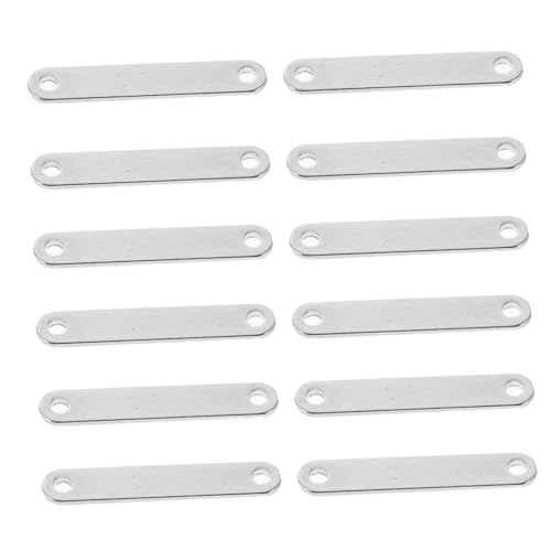 Hohopeti 20 Stück Teiliges Rechteckige DIY Schmuckverbinder Langlebige Armband und Anhänger Verbindungselemente mit Glatter Oberfläche für Handgefertigte Schmuckstücke von Hohopeti