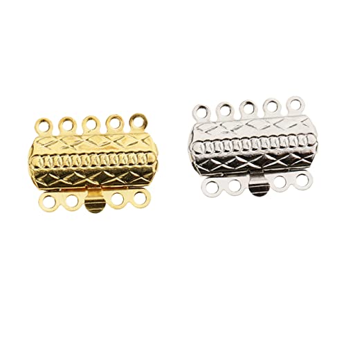 Hohopeti 20 Stück Teiliges Schmuckverschluss Reihig aus Goldenem Leichte Armband und Halskettenverbinder Einfache Montage Langlebig für DIY Schmuckherstellung und Geschenke Hohopeti 20 Stück Teiliges Schmuckverschluss Reihig aus Goldenem Leichte Armband und Halskettenverbinder Einfache Montage Langlebig für DIY Schmuckherstellung und Geschenke von Hohopeti