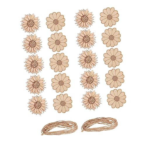 Hohopeti 20 Stück Teiliges Sonnenblumen Holzspäne zum Bemalen DIY Holzanhänger für Erwachsene Blanko Holzscheiben für Kreative Bastelarbeiten und Dekorationen Hohopeti 20 Stück Teiliges Sonnenblumen Holzspäne zum Bemalen DIY Holzanhänger für Erwachsene Blanko Holzscheiben für Kreative Bastelarbeiten und Dekorationen von Hohopeti