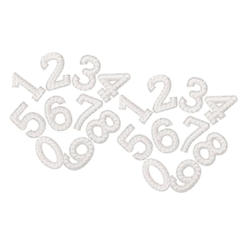 Hohopeti 20 Stück Teiliges Zahlen Aufbügel Patches mit Strass und Perlen Vielseitig für Kleidung Schuhe Hüte Taschen Schnell Anzubringen Eleganter Glitzer Dekor für DIY Fashion Accessoires Hohopeti 20 Stück Teiliges Zahlen Aufbügel Patches mit Strass und Perlen Vielseitig für Kleidung Schuhe Hüte Taschen Schnell Anzubringen Eleganter Glitzer Dekor für DIY Fashion Accessoires von Hohopeti