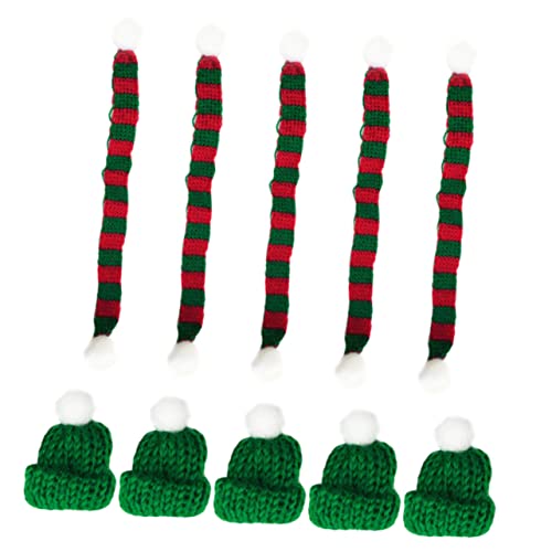 Hohopeti 20 Stück Weihnachtsmütze Mini- Süßigkeiten- Weihnachtsmütze Mini-Nikolaus-Lutschermütze Mini-Weihnachtsschal Kunsthandwerk Pflanze Flaschenverschluss Hohopeti 20 Stück Weihnachtsmütze Mini- Süßigkeiten- Weihnachtsmütze Mini-Nikolaus-Lutschermütze Mini-Weihnachtsschal Kunsthandwerk Pflanze Flaschenverschluss von Hohopeti