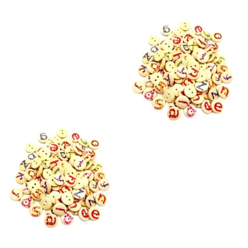 Hohopeti 2 Sets Natürliche Gemischte Holzknöpfe 15 Mm Rund 26 Buchstaben -loch Zum Nähen Stricken 100 Stück * 2 Hohopeti 2 Sets Natürliche Gemischte Holzknöpfe 15 Mm Rund 26 Buchstaben -loch Zum Nähen Stricken 100 Stück * 2 von Hohopeti