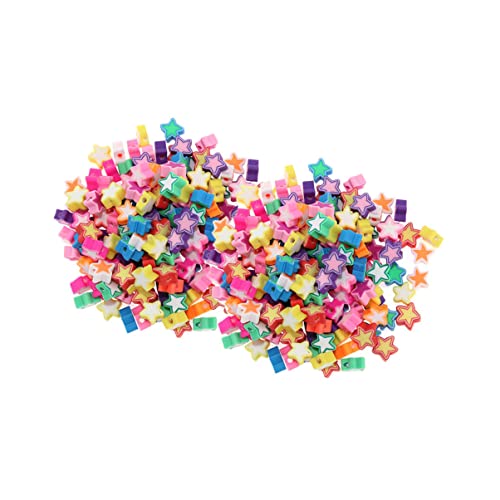 Hohopeti 200 Stück DIY Polymer Clay Perlen Bunte Fünfeckige Spacer Beads für Armband Schmuckherstellung Kreatives Bastelzubehör Mix Hohopeti 200 Stück DIY Polymer Clay Perlen Bunte Fünfeckige Spacer Beads für Armband Schmuckherstellung Kreatives Bastelzubehör Mix von Hohopeti