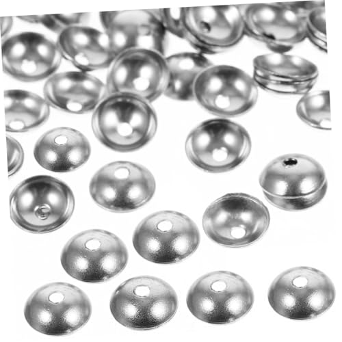 Hohopeti 200 Stück Edelstahl Perlenkappen Halbrund Perlen Endkappen für DIY Schmuckherstellung Armbänder Halsketten Bastelperlen Zubehör Robust Langlebig und Rostfrei Hohopeti 200 Stück Edelstahl Perlenkappen Halbrund Perlen Endkappen für DIY Schmuckherstellung Armbänder Halsketten Bastelperlen Zubehör Robust Langlebig und Rostfrei von Hohopeti