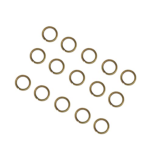 Hohopeti 200 Stück Edelstahl Schlüsselringe Offene Sprungringe für Schmuckherstellung DIY Schlüsselanhänger Ringe Vielseitig Verwendbar Leicht und Robust von Hohopeti