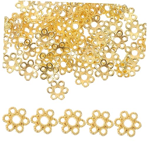 Hohopeti 200 Stück Goldfarbene Perlenkappen aus Legiertem Filigrane Blumenform Hohl Leicht zu Fixieren für DIY Schmuckherstellung Wie Armbänder Halsketten Ohrringe Kreative Hohopeti 200 Stück Goldfarbene Perlenkappen aus Legiertem Filigrane Blumenform Hohl Leicht zu Fixieren für DIY Schmuckherstellung Wie Armbänder Halsketten Ohrringe Kreative von Hohopeti