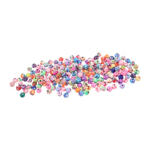Hohopeti 200 Stück Handperlenmaterial Schmuck Lose Blumenperlen Charms Lose Runde Perlen Charms Polymerperlen Zum Basteln Blumenkugel Abstandsperlen Abstandsperlen Polymerton Hohopeti 200 Stück Handperlenmaterial Schmuck Lose Blumenperlen Charms Lose Runde Perlen Charms Polymerperlen Zum Basteln Blumenkugel Abstandsperlen Abstandsperlen Polymerton von Hohopeti