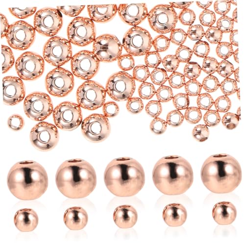 Hohopeti 200 Stück Kupfer Spacer Perlen Rund Metall Zwischenperlen für Schmuckherstellung DIY Armbänder Halsketten Zubehör Korrosionsbeständig Langlebig Hohopeti 200 Stück Kupfer Spacer Perlen Rund Metall Zwischenperlen für Schmuckherstellung DIY Armbänder Halsketten Zubehör Korrosionsbeständig Langlebig von Hohopeti