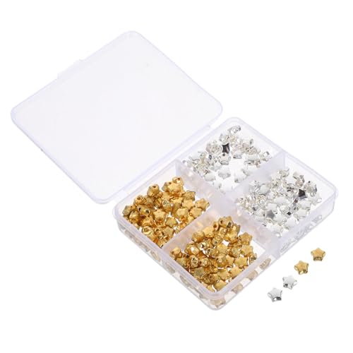 Hohopeti 200 Stück Stern Spacer Perlen Große Loch Schmuckperlen Kunststoff Sternform Charm Beads Für DIY Armband Halskette Basteln Zubehör Hohopeti 200 Stück Stern Spacer Perlen Große Loch Schmuckperlen Kunststoff Sternform Charm Beads Für DIY Armband Halskette Basteln Zubehör von Hohopeti