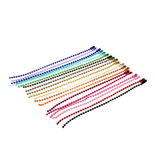 Hohopeti 200Stücke Kreative Wellenperlenkette Bunte DIY Anhängerkette für Schmuckdekoration für Bastelarbeiten Hochzeiten und Themenpartys Hohopeti 200Stücke Kreative Wellenperlenkette Bunte DIY Anhängerkette für Schmuckdekoration für Bastelarbeiten Hochzeiten und Themenpartys von Hohopeti