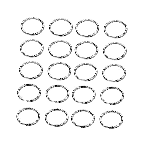 Hohopeti 200Stücke Metall Schlüsselringe für DIY Flache Elektrophoretische Oberfläche für Schlüsselanhänger Bastelprojekte und Schlüsselorganisation Hohopeti 200Stücke Metall Schlüsselringe für DIY Flache Elektrophoretische Oberfläche für Schlüsselanhänger Bastelprojekte und Schlüsselorganisation von Hohopeti