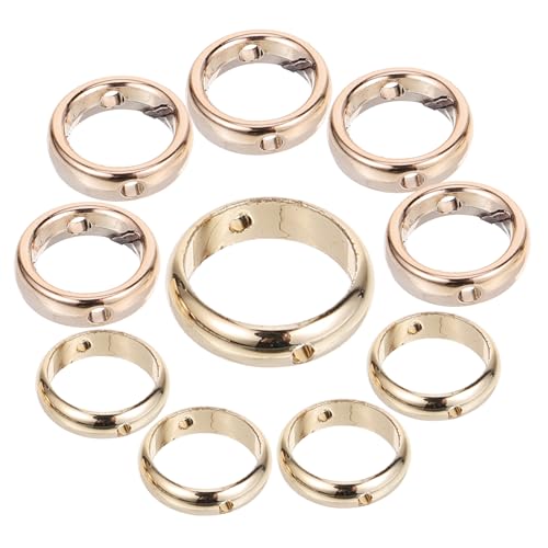 Hohopeti 20Stücke Abstandshalter Rahmen für Schmuckbasteln Runde Perlenrahmen für Ohrringe Armbänder für DIY Schmuckdesigns und Bastelprojekte von Hohopeti