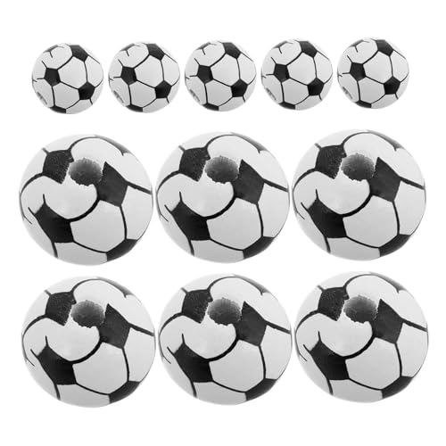 Hohopeti 20Stücke Fußball Holzkugeln für Schmuckherstellung DIY Bastelbedarf für Armbänder und Ohrringe Freizeitaktivitäten und Accessoires Hohopeti 20Stücke Fußball Holzkugeln für Schmuckherstellung DIY Bastelbedarf für Armbänder und Ohrringe Freizeitaktivitäten und Accessoires von Hohopeti