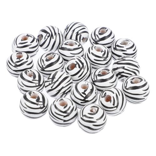 Hohopeti 20Stücke Holzperlen Runde DIY Schmuckperlen Für Halsketten Armbänder Ohrringe Und Mehr Glatte Oberfläche Für Verschiedene Bastelprojekte Hohopeti 20Stücke Holzperlen Runde DIY Schmuckperlen Für Halsketten Armbänder Ohrringe Und Mehr Glatte Oberfläche Für Verschiedene Bastelprojekte von Hohopeti