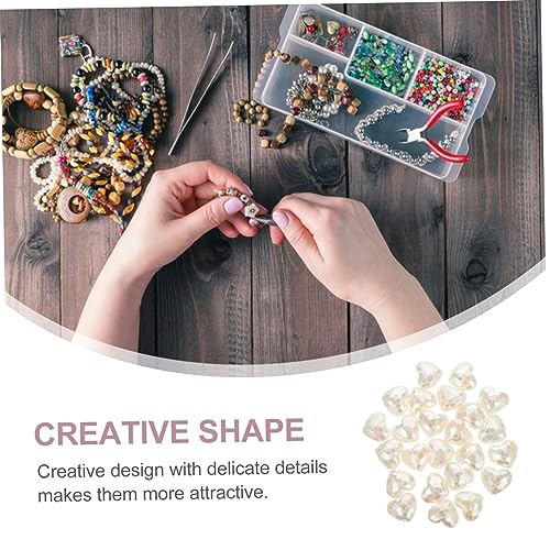Hohopeti 24 Stück Teiliges Acryl Herz Perlen Love Shaped Spacer Beads DIY Schmuck Charms für Hochzeitsdeko Polterabend und Freundinnen Geschenke Vielseitige Hohopeti 24 Stück Teiliges Acryl Herz Perlen Love Shaped Spacer Beads DIY Schmuck Charms für Hochzeitsdeko Polterabend und Freundinnen Geschenke Vielseitige von Hohopeti