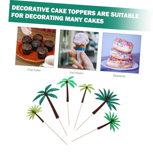 Hohopeti 24 Stück Teiliges Cake Inserting Cards mit Filz hawaiianischem Kokosnussbaum design Dekorative Tortendeko für Geburtstag Shower Tropische Party Vielseitige Kuchen Hohopeti 24 Stück Teiliges Cake Inserting Cards mit Filz hawaiianischem Kokosnussbaum design Dekorative Tortendeko für Geburtstag Shower Tropische Party Vielseitige Kuchen von Hohopeti