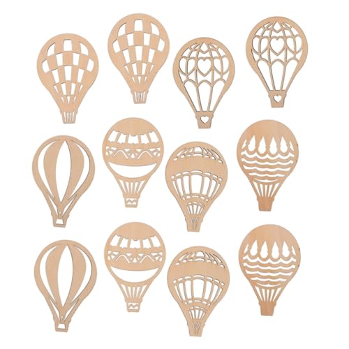 Hohopeti 24 Stück Teiliges DIY Holzscheiben mit Heißluftballon Glatte Kanten Wiederverwendbar zum Bemalen und Dekorieren von Wohnzimmer für Kreative Bastelprojekte und Familienaktivitäten Hohopeti 24 Stück Teiliges DIY Holzscheiben mit Heißluftballon Glatte Kanten Wiederverwendbar zum Bemalen und Dekorieren von Wohnzimmer für Kreative Bastelprojekte und Familienaktivitäten von Hohopeti