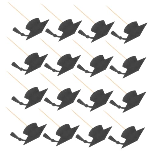 Hohopeti 24 Stück Teiliges Graduation Season Cake Topper Schwarze Graduation Hat Cupcake Toppers Vielseitige Abschlussfeier Dekorationen für Kuchen und Cocktails Einfache Anwendung Hohopeti 24 Stück Teiliges Graduation Season Cake Topper Schwarze Graduation Hat Cupcake Toppers Vielseitige Abschlussfeier Dekorationen für Kuchen und Cocktails Einfache Anwendung von Hohopeti