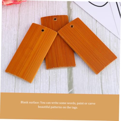 Hohopeti 25 Stück Teiliges Bamboo Pendants Rechteckige DIY Schlüsselanhänger aus Bambus Basteln und Gravieren Kreative Stempel labels für Handgemachte Geschenkdekoration Hohopeti 25 Stück Teiliges Bamboo Pendants Rechteckige DIY Schlüsselanhänger aus Bambus Basteln und Gravieren Kreative Stempel labels für Handgemachte Geschenkdekoration von Hohopeti