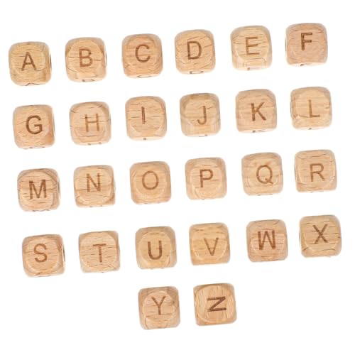 Hohopeti 260 Stk. Teiliges Beech Wood Alphabet Buchstabenperlen Quadratisch Natürliche Holzperlen für DIY Armbänder Halsketten Schmuckherstellung Basteln für Anfänger und Profis Hohopeti 260 Stk. Teiliges Beech Wood Alphabet Buchstabenperlen Quadratisch Natürliche Holzperlen für DIY Armbänder Halsketten Schmuckherstellung Basteln für Anfänger und Profis von Hohopeti