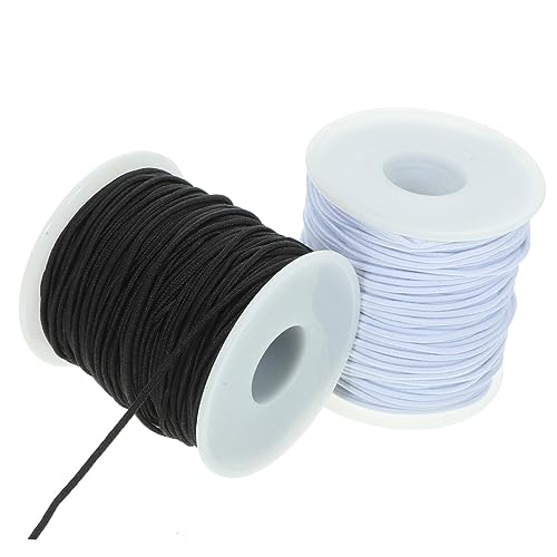 Hohopeti 2Rollen Elastische Armbandschnur Schmuckherstellung DIY Perlenfaden Langlebig und Verschleißfest für Armbänder und Anhänger Hohopeti 2Rollen Elastische Armbandschnur Schmuckherstellung DIY Perlenfaden Langlebig und Verschleißfest für Armbänder und Anhänger von Hohopeti