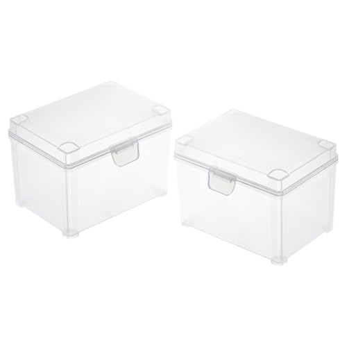 Hohopeti 2Stücke Kleine Aufbewahrungsboxen für Karten Transparente Kunststoff Boxen für Tarotkarten Spielkarten Haarnadeln und Kleine Gegenstände Kompakt und Tragbar Hohopeti 2Stücke Kleine Aufbewahrungsboxen für Karten Transparente Kunststoff Boxen für Tarotkarten Spielkarten Haarnadeln und Kleine Gegenstände Kompakt und Tragbar von Hohopeti