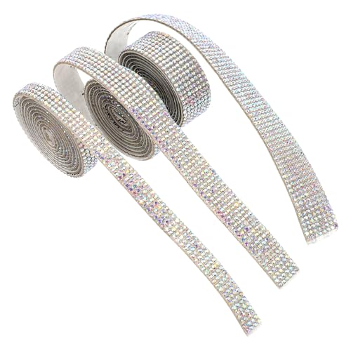 Hohopeti 3 Rollen Selbstklebendes Strassband mit Ab farbdiamanten in Reihen Hitzebeständig Glänzend für Kleidung Taschen Hochzeitskleider DIY Kostümdekoration Bastelzubehör Hohopeti 3 Rollen Selbstklebendes Strassband mit Ab farbdiamanten in Reihen Hitzebeständig Glänzend für Kleidung Taschen Hochzeitskleider DIY Kostümdekoration Bastelzubehör von Hohopeti