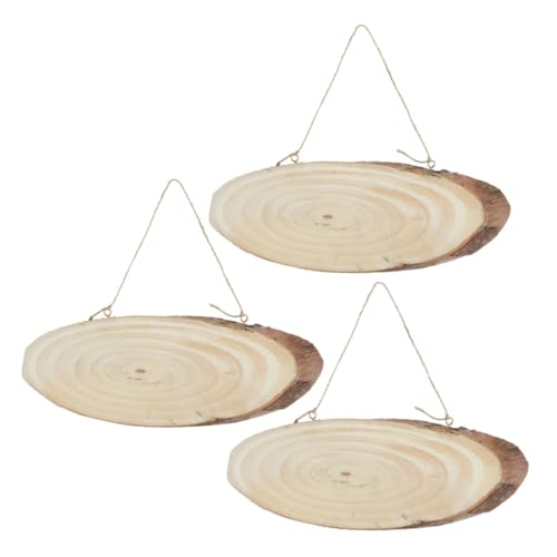 Hohopeti 3 Stücke Teiliges Ovale Kiefernholzanhänger mit Natürlicher Rinde DIY Holzscheiben für Basteln Malen Rustikale Hochzeitsdekoration und Wandkunst ca Lang Breit Hohopeti 3 Stücke Teiliges Ovale Kiefernholzanhänger mit Natürlicher Rinde DIY Holzscheiben für Basteln Malen Rustikale Hochzeitsdekoration und Wandkunst ca Lang Breit von Hohopeti