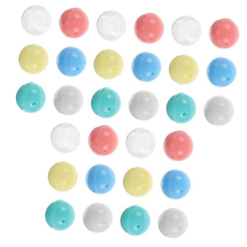 Hohopeti 30 Stück Bunte Runde Leere Kunststoffkapseln für Mini Klare Gumball Behälter DIY Partypreis Kapseln für Kindergeburtstag und Überraschungen Hohopeti 30 Stück Bunte Runde Leere Kunststoffkapseln für Mini Klare Gumball Behälter DIY Partypreis Kapseln für Kindergeburtstag und Überraschungen von Hohopeti