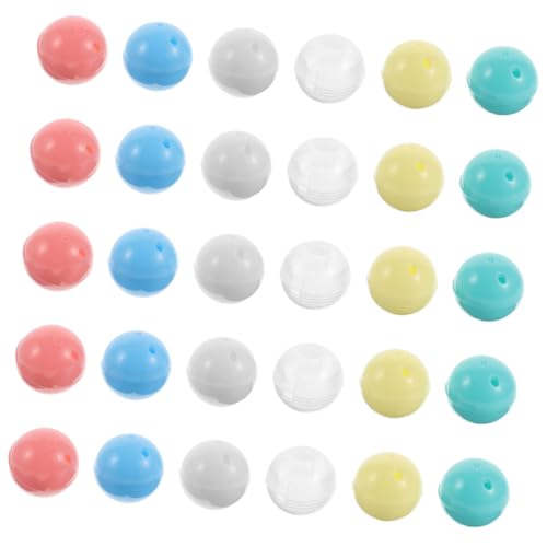 Hohopeti 30 Stück Mini Runde Leere Kapseln Kunststoff Vending Machine Behälter Bunte Gumball Maschinenkapseln für Preise Partygeschenke Hohopeti 30 Stück Mini Runde Leere Kapseln Kunststoff Vending Machine Behälter Bunte Gumball Maschinenkapseln für Preise Partygeschenke von Hohopeti