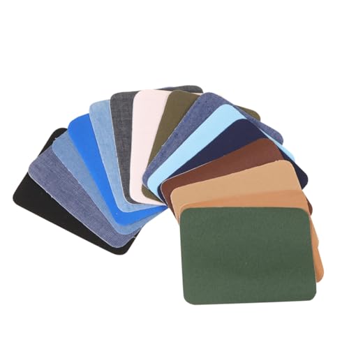 Hohopeti 30 Stück Teiliges Denim Flicken mit Selbstklebefunktion Farben Bügelflicken für Pullover Jacken Hosen und Ärmel Elastische Stoffpatches zum Reparieren und Dekorieren von Kleidung Hohopeti 30 Stück Teiliges Denim Flicken mit Selbstklebefunktion Farben Bügelflicken für Pullover Jacken Hosen und Ärmel Elastische Stoffpatches zum Reparieren und Dekorieren von Kleidung von Hohopeti