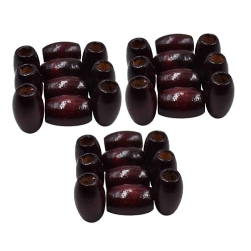 Hohopeti 30 Stück Teiliges Ovale Holzperlen zum Auffädeln Robuste und Langlebige Bastelperlen mit Glatter Oberfläche für DIY Schmuck Armbänder Halsketten für Kreative Handarbeiten Hohopeti 30 Stück Teiliges Ovale Holzperlen zum Auffädeln Robuste und Langlebige Bastelperlen mit Glatter Oberfläche für DIY Schmuck Armbänder Halsketten für Kreative Handarbeiten von Hohopeti