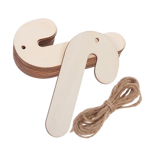 Hohopeti 30 Stück Weihnachts Holzanhänger Candy Cane Unvollendete Holz Deko Glatte Oberfläche Leicht Zum Bemalen Und Basteln Mit Aufhängeschnur Vielseitig Für Weihnachtsfeiern Innen Und Hohopeti 30 Stück Weihnachts Holzanhänger Candy Cane Unvollendete Holz Deko Glatte Oberfläche Leicht Zum Bemalen Und Basteln Mit Aufhängeschnur Vielseitig Für Weihnachtsfeiern Innen Und von Hohopeti