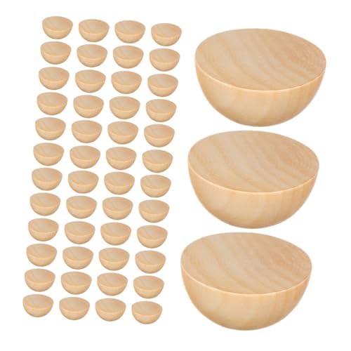 Hohopeti 300 Stück Unvollendete Halbkugeln aus Naturholz Halbholzperlen für DIY Bastelprojekte Holzperlen zum Bemalen Schmuckherstellung und Dekoration Hohopeti 300 Stück Unvollendete Halbkugeln aus Naturholz Halbholzperlen für DIY Bastelprojekte Holzperlen zum Bemalen Schmuckherstellung und Dekoration von Hohopeti