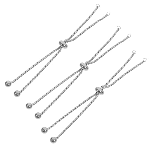 Hohopeti 3Stücke Verstellbare Armbänder für DIY Schmuckherstellung Ausziehbares Schiebearmband mit Flexibler Anpassungen Hohopeti 3Stücke Verstellbare Armbänder für DIY Schmuckherstellung Ausziehbares Schiebearmband mit Flexibler Anpassungen von Hohopeti