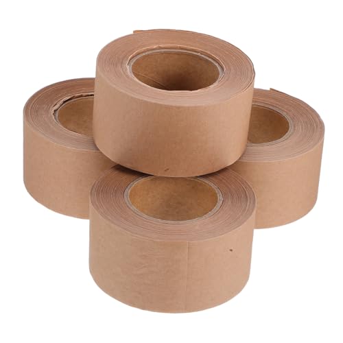 Hohopeti 4 Rollen Wasseraktiviertes Beschreibbares Kraftpapier Klebeband Biologisch Abbaubar Leicht Zuschneidbar Starke Haftung Temperaturbeständig für Versand Umzug und Kartonversiegelung Hohopeti 4 Rollen Wasseraktiviertes Beschreibbares Kraftpapier Klebeband Biologisch Abbaubar Leicht Zuschneidbar Starke Haftung Temperaturbeständig für Versand Umzug und Kartonversiegelung von Hohopeti