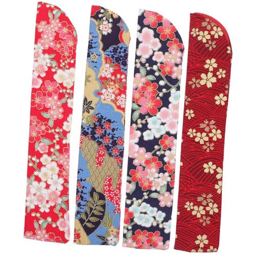 Hohopeti 4 Stück Japanische Damen Fächerhülle Seidenstoff Fächertasche Klein Faltbar Retro Elegantes Material Traditionelle Form Handfächertasche Stoff Handfächertasche Hohopeti 4 Stück Japanische Damen Fächerhülle Seidenstoff Fächertasche Klein Faltbar Retro Elegantes Material Traditionelle Form Handfächertasche Stoff Handfächertasche von Hohopeti