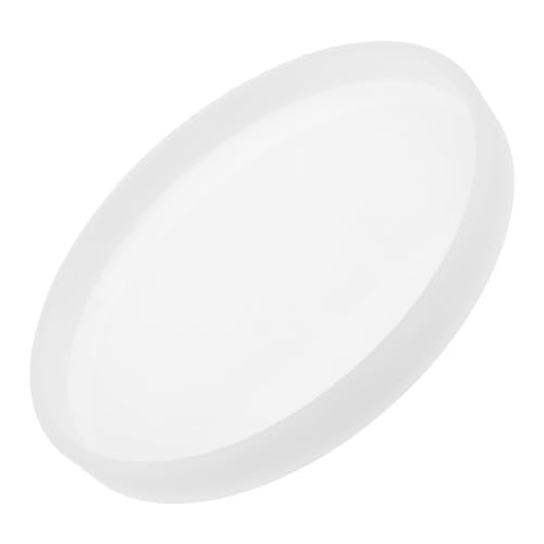 Hohopeti 4 Stück Silikonform für Resin Gießform DIY Untersetzer Rund Mittlere Elastisch Reißfest Glatt Einfach Entformbar für Trinkglasmatten und Dekoration von Hohopeti