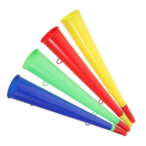 Hohopeti 4 Stück Teiliges Bunte Sport tröten aus Kunststoff Laute Partyhörner für Fußballspiele und Fan events Leichte Cheerleader tröten Handliche Spieltrompeten für Stadion und Hohopeti 4 Stück Teiliges Bunte Sport tröten aus Kunststoff Laute Partyhörner für Fußballspiele und Fan events Leichte Cheerleader tröten Handliche Spieltrompeten für Stadion und von Hohopeti