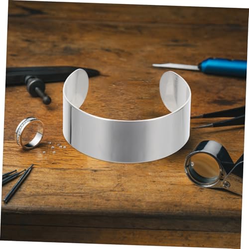 Hohopeti 4 Stück Teiliges Edelstahl Innenkerne für DIY Lederarmbänder Langlebige Manschettenarmbandrohlinge zum Gravieren Stabile Schmuckbasis für Individuelle Armreifgestaltung Hohopeti 4 Stück Teiliges Edelstahl Innenkerne für DIY Lederarmbänder Langlebige Manschettenarmbandrohlinge zum Gravieren Stabile Schmuckbasis für Individuelle Armreifgestaltung von Hohopeti