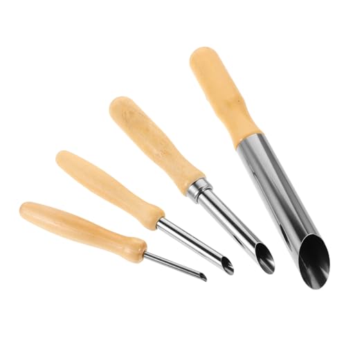 Hohopeti 4 Stück Teiliges Edelstahl Tonlochstanzer für Modelliermasse Schnelles Präzises Stanzen Langlebige Skulpturwerkzeuge für DIY Töpferarbeiten und Kreative Tonbearbeitung Hohopeti 4 Stück Teiliges Edelstahl Tonlochstanzer für Modelliermasse Schnelles Präzises Stanzen Langlebige Skulpturwerkzeuge für DIY Töpferarbeiten und Kreative Tonbearbeitung von Hohopeti
