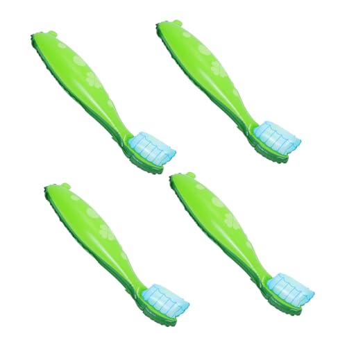 Hohopeti 4 Stück Teiliges Großes Zahnbürsten Luftballon Deko aus Kindersicheren Kunststoff für Geburtstagsfeier Schulveranstaltungen und Gesundheitspartys in Grün von Hohopeti