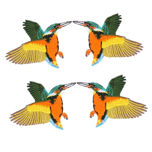 Hohopeti 4 Stück Teiliges Hummingbird Stickerei Bügelflicken und Nähapplikationen Waschbare Reparaturflicken für Kleidung Rucksäcke und DIY Dekoration Weicher Stoff Farbintensive Muster Hohopeti 4 Stück Teiliges Hummingbird Stickerei Bügelflicken und Nähapplikationen Waschbare Reparaturflicken für Kleidung Rucksäcke und DIY Dekoration Weicher Stoff Farbintensive Muster von Hohopeti