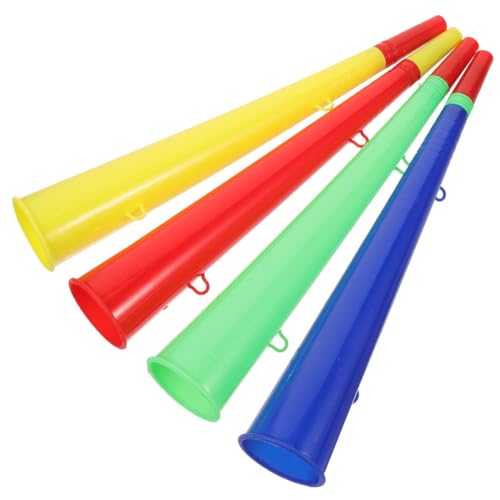 Hohopeti 4 Stück Teiliges Kunststoff tröten Sportveranstaltungen Laute Fan hörner Leichte Tragbare Jubelhörner für Stadion Fußballfans und Sportfeiern Hohopeti 4 Stück Teiliges Kunststoff tröten Sportveranstaltungen Laute Fan hörner Leichte Tragbare Jubelhörner für Stadion Fußballfans und Sportfeiern von Hohopeti