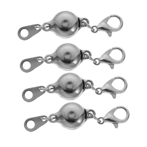 Hohopeti 4 Stück Teiliges Legierungs schmuckverlängerungsset für Halsketten und Armbänder Langlebige DIY Verschlüsse Einfache Befestigung für Vielseitige Schmuckherstellung von Hohopeti