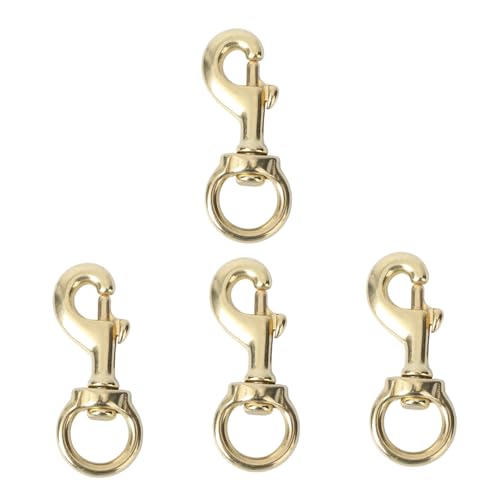 Hohopeti 4 Stück Teiliges Reiner Kupfer hundehalsband haken Robuster Zugseilverschluss Langlebiger Pet dekor bügel Breit Lang Gelbe Farbgebung für Haustier zubehör und DIY Hohopeti 4 Stück Teiliges Reiner Kupfer hundehalsband haken Robuster Zugseilverschluss Langlebiger Pet dekor bügel Breit Lang Gelbe Farbgebung für Haustier zubehör und DIY von Hohopeti
